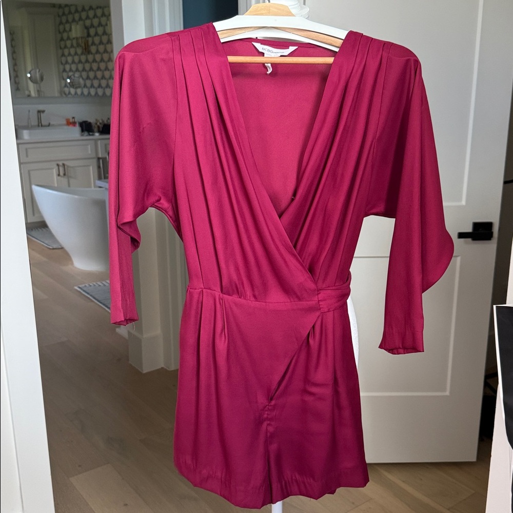 BCBGeneration Rich Burgundy Top